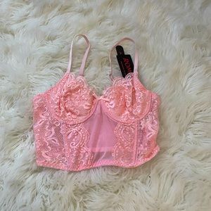ROMWE sweetness lace cami top